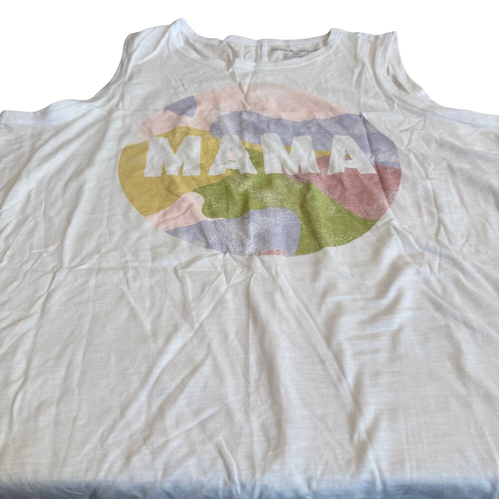 Grayson Threads Women's Watercolor Mama Graphic White Tank Top - Size XXL - NWT